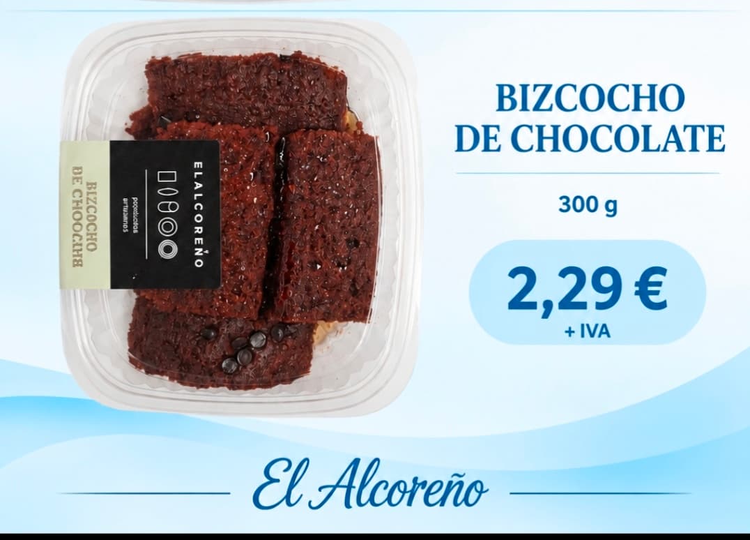 Bizcocho de chocolate